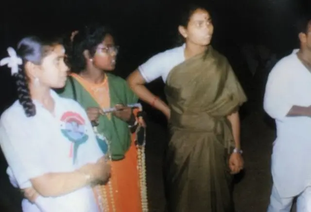 यह दृश्य घटनास्थल का राजीव गांधी की हत्या से पहले का है.