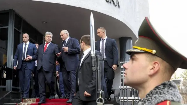 Порошенко і Лукашенко