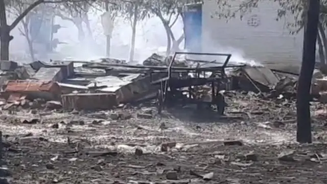 જે ફેકટરીમાં આગ લાગી છે તે સ્થળ