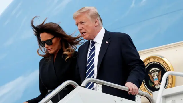 Melania y Donald Trump