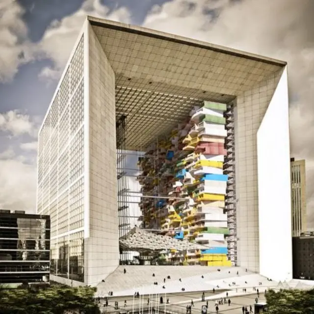 La Grande Arche de La Défense de París