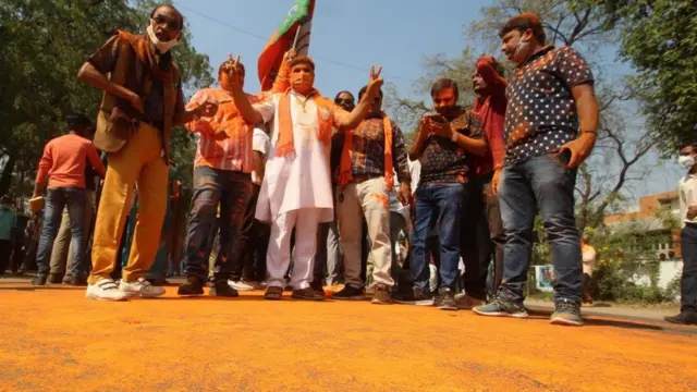 છ મહાનગરપાલિકાઓમાં ભાજપનો વિજય