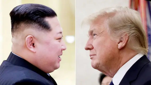 Kim Jong-un na Donald Trump