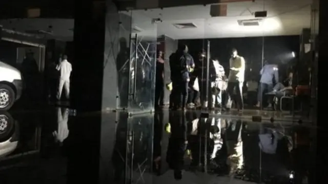 હોસ્પિટલ જ્યાં આગ લાગી હતી