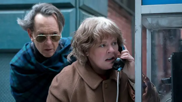 Richard E Grant and Melissa McCarthy in Can You Ever Forgive Me?