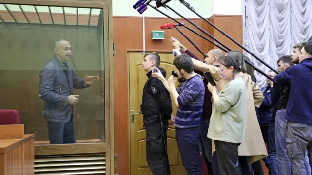 Александр Шестун в зале суда 12 марта