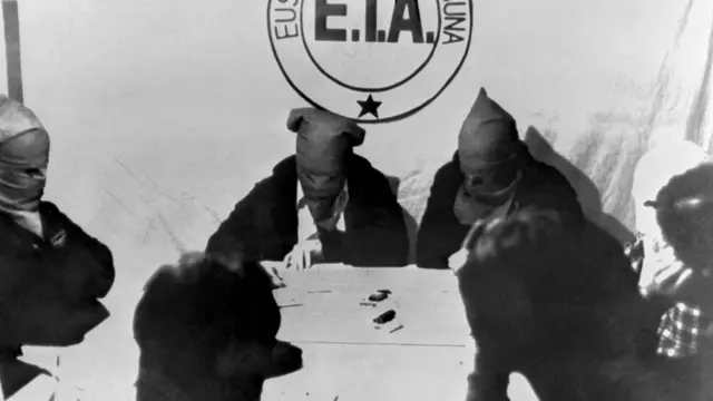 Miembros de ETA en 1980.