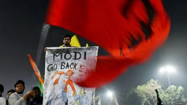 ਪ੍ਰਧਾਨ ਮੰਤਰੀ ਨਰਿੰਦਰ ਮੋਦੀ ਦਾ ਵਿਰੋਧ