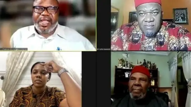 Panel wey tok for di BBC Igbo Town hall meeting