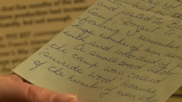 Un extracto de las cartas