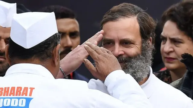 રાહુલ ગાંધી ભારત જોડો યાત્રામાં