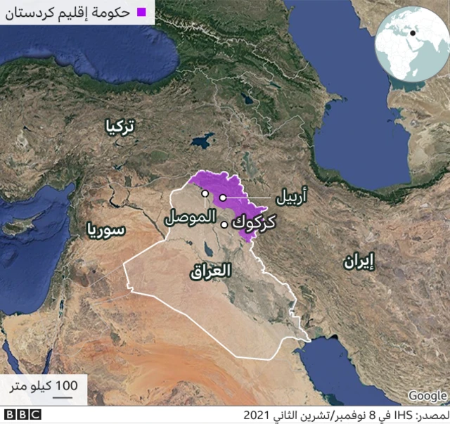 خارطة العراق