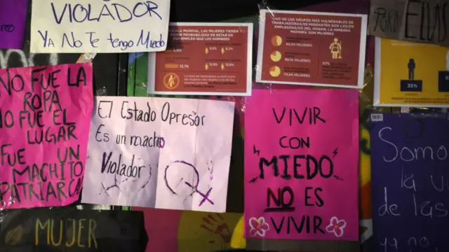 Protestas en el Día de la Mujer.