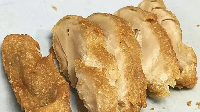 Poulet frit d'élevage