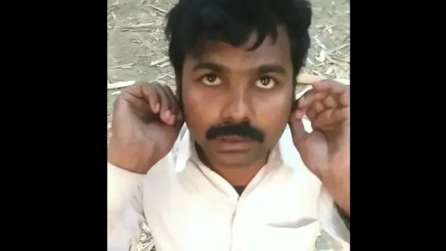 सोशल मीडिया पर डाले गए वीडियो का स्क्रीनशॉट