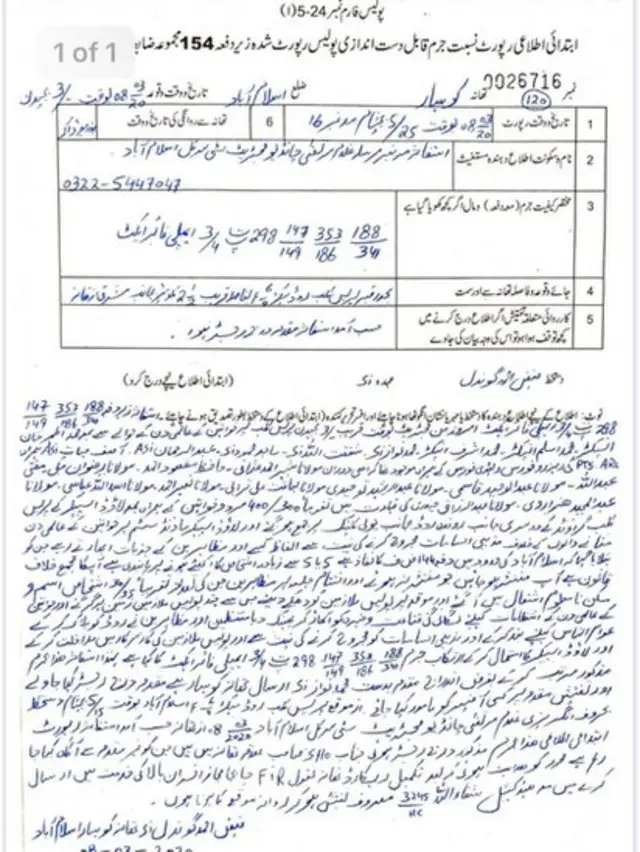 عورت آزادی مارچ، اسلام آباد، عورت مارچ، ایف آئی آر،