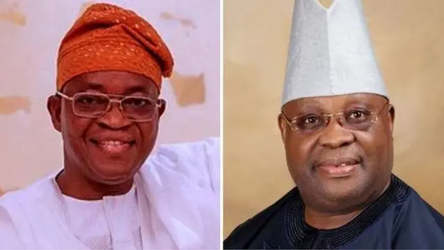 Gomina Oyetọla ati Sẹnetọ Adeleke