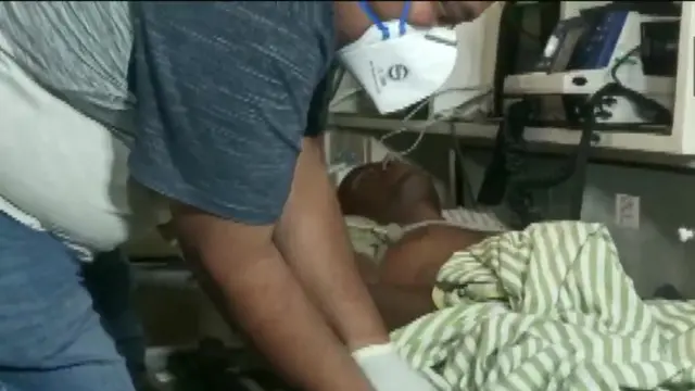 સારવાર લઈ રહેલ જવાન
