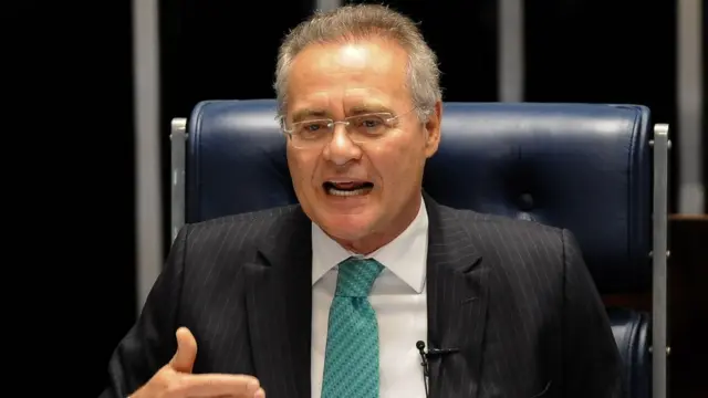 El líder del Senado, Renan Calheiros