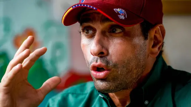 El líder opositor Henrique Capriles