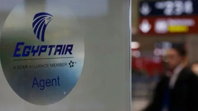 Balcão da EgyptAir