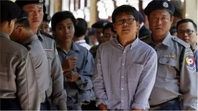 ရိုက်တာသတင်းထောက် ကိုဝလုံးနဲ့ ကိုကျော်စိုးဦး