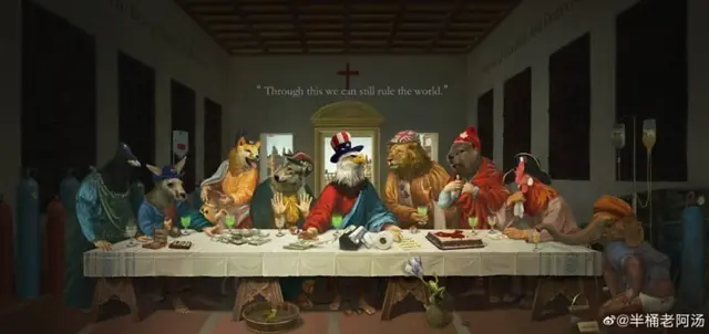 Political art mocking the West is being pushed by Chinese officials, media