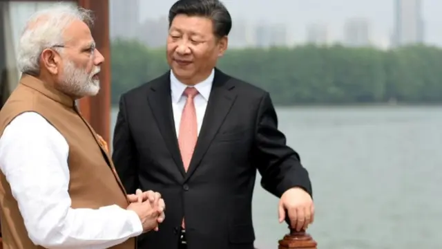 नरेंद्र मोदी, शी जिनपिंग