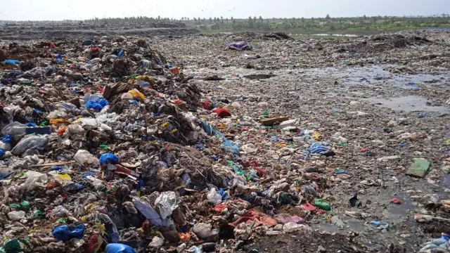 Vue de la plateforme Yemen au coeur de Mbeubeuss