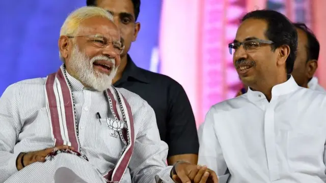 नरेंद्र मोदी, उद्धव ठाकरे