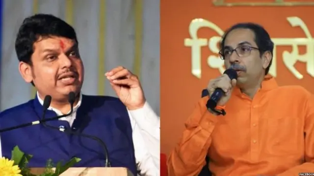 उद्धव ठाकरे, देवेंद्र फडणवीस, शिवसेना, भाजप