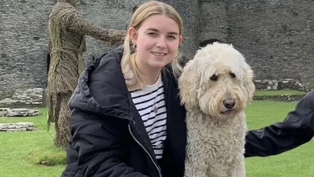 Martha and her dog Barney