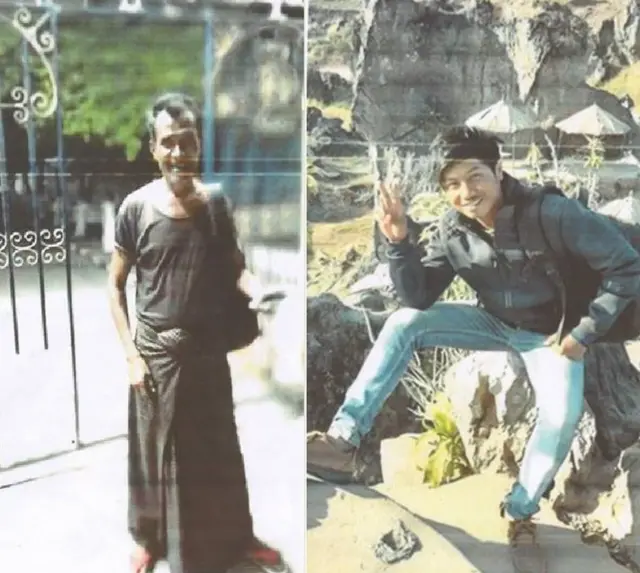 ဦးစိုးနိုင်(ဘယ်) နဲ့ ကိုရာဇာထွန်း(ညာ) တို့က ငွေသိမ်းရင်း ပျောက်ဆုံးသူကို သွားရှာရင်း သူတို့ပါ ပျောက်ဆုံးခဲ့တာလို့ မိသားစုကပြော