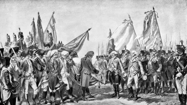 બ્રિટિશ સૈન્યનું આત્મસમર્પણ