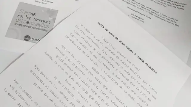 Un ejemplo de carta