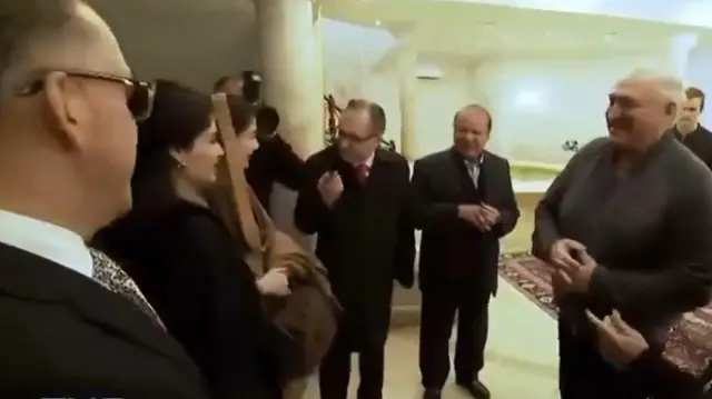 शहबाज़ शरीफ़ का परिवार और बेलारूस के राष्ट्रपति