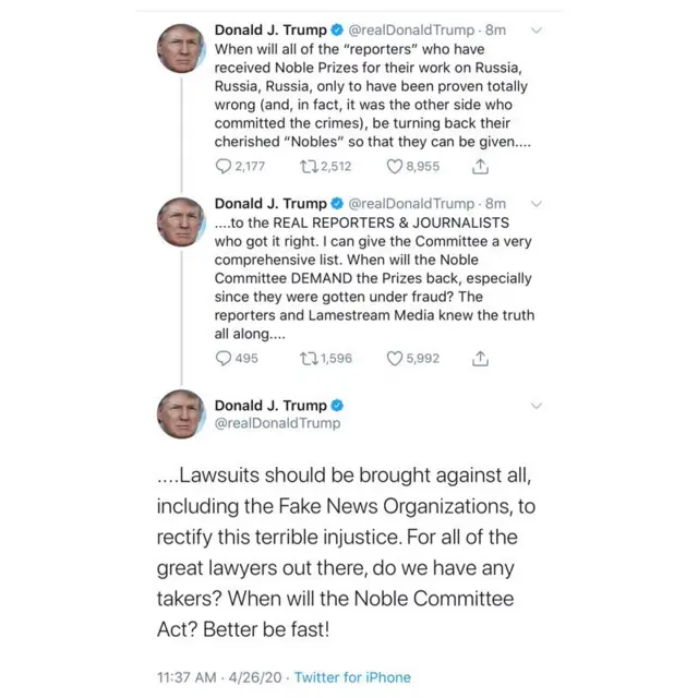 Trump'ın tweetleri