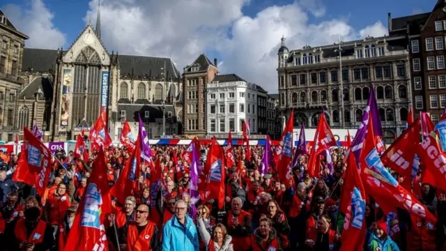 Демонстрация в Голландии