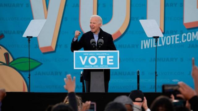 Joe Biden campaigns in Atlanta