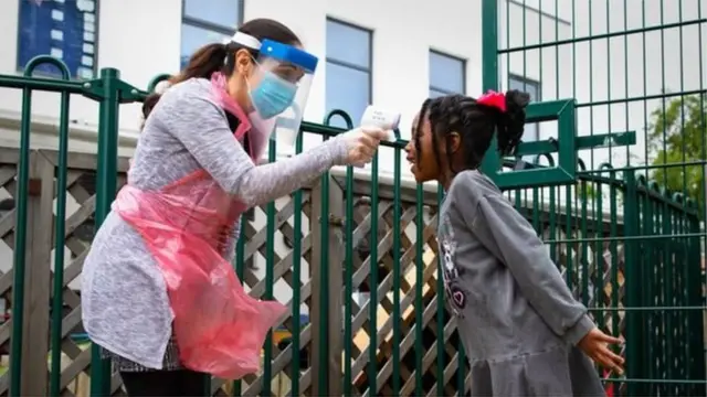 checking for coronavirus