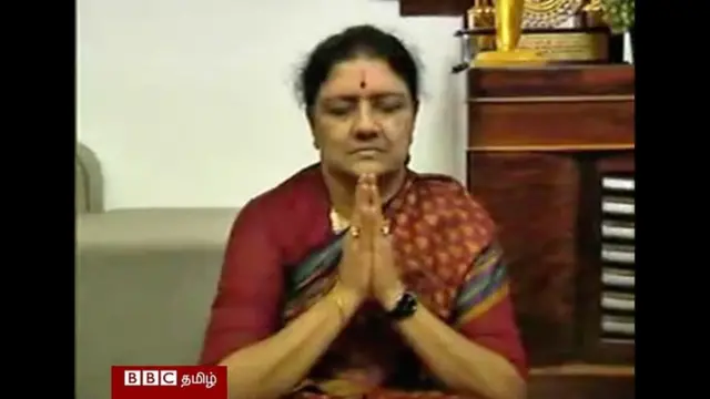 சிறைக்குள் சாதாரண உடையில் சசிகலா: கசிந்தது காணொளி