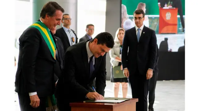 Jair Bolsonaro e Sergio Moro