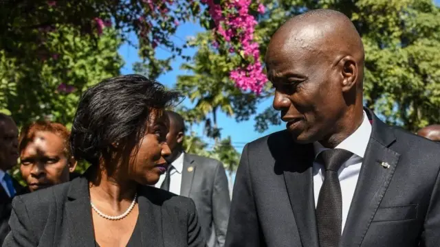 Martine Moise ve Jovenel Moise