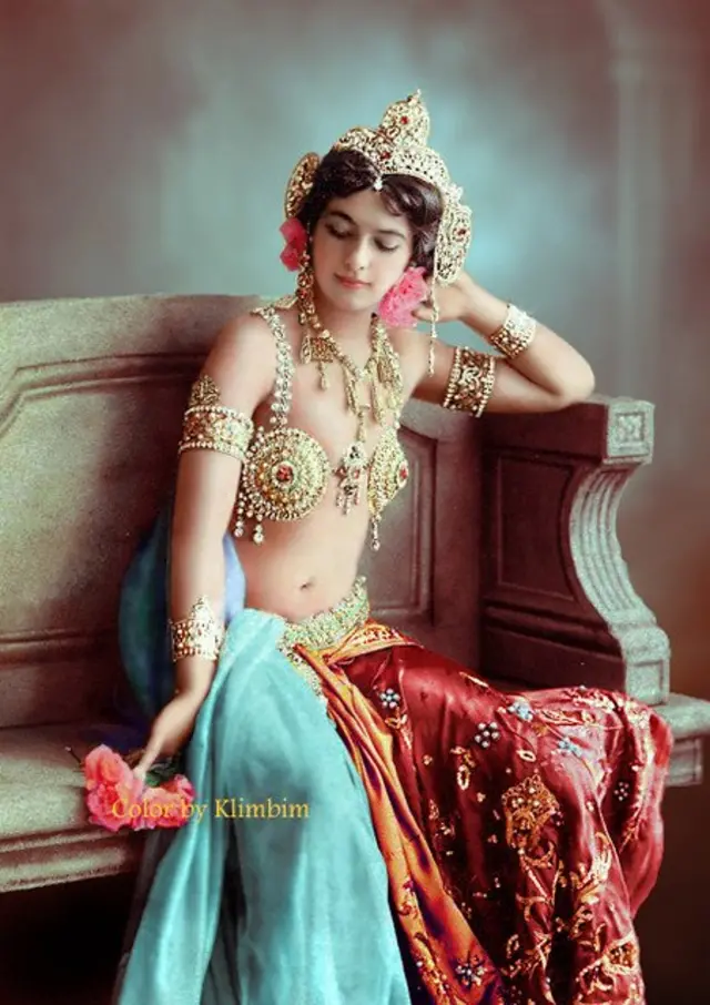 Mata Hari:一战期间欧洲的交际花,舞蹈家,"美女间谍"玛塔•哈里