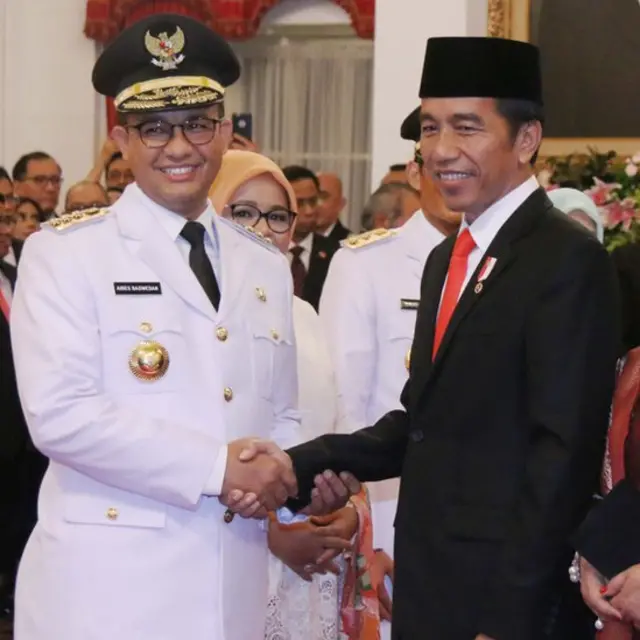 Anies Baswedan-Presiden Jokowi
