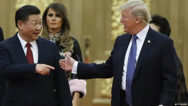 डोनल्ड ट्रंप शी जिनपिंग