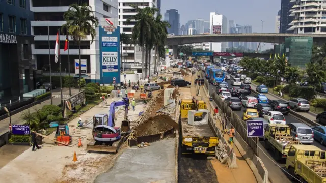 asian games, polusi udara, trotoar