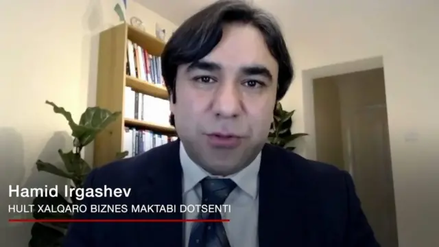 Буюк Британиянинг Hult халқаро бизнес мактаби доценти, London School of Economics ўқитувчиси, Тошкент давлат иқтисодиёт университетида хорижий маслаҳатчи ва эксперт лавозимида фаолият кўрсатаётган Ҳамид Иргашев