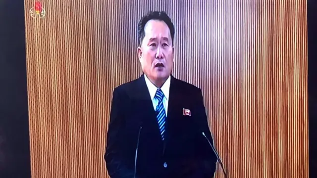 지난 3일 조선중앙TV를 통해 판문점 연락 채널을 다시 개통하겠다고 밝힌 북한 리선권 조국평화통일위원회 위원장