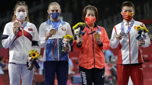 東京五輪】 女子レスリング、向田が金メダル 川井姉妹に続き3つ